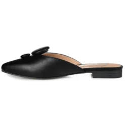 Journee Collection Womens Mallorie Slip On Pointed Toe Mules Flats