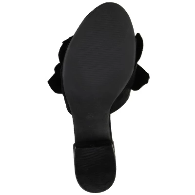 Journee Collection Womens Sabica Slip On Open Toe Slide Flats 4 Journee Collection Womens Sabica Slip On Open Toe Slide Flats - Image 4