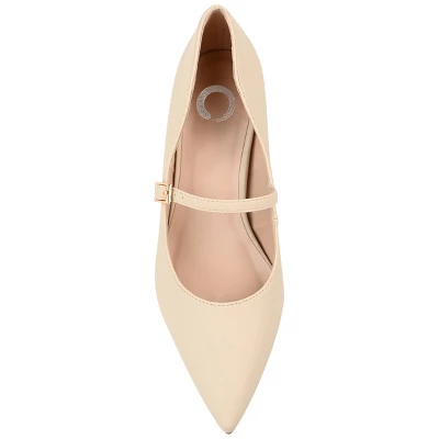 Journee Collection Womens Manza Kitten Heel Mary Jane Pointed Toe Pumps 3 Journee Collection Womens Manza Kitten Heel Mary Jane Pointed Toe Pumps - Image 3