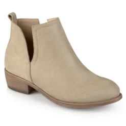 Journee Collection Womens Rimi Pull On Stacked Heel Booties -Minnetonka Shoes Shop GUEST 03aa3cf3 5040 48f9 b51e 1078db17f029