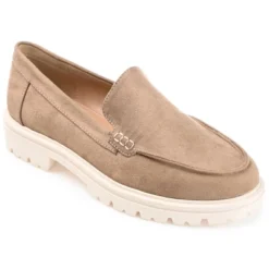 Journee Collection Womens Erika Loafer Almond Toe Slip On Flats -Minnetonka Shoes Shop GUEST 03fcdf94 049a 4ca5 9b12 62ba6b5f956c