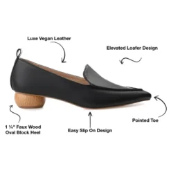 Journee Collection Womens Maggs Loafer Pointed Toe Slip On Flats -Minnetonka Shoes Shop GUEST 04490dec 67e5 4976 88d1 5209a225e5df