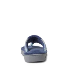 Dearfoams Women's Melanie Colorblocked Microfiber Terry Thong Slipper -Minnetonka Shoes Shop GUEST 0580ae54 9083 478b a885 6271e3406780