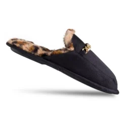 Jessica Simpson Women's Plush Microsuede Scuff Slipper With Chain Embellishment -Minnetonka Shoes Shop GUEST 08365fc9 3e28 4035 9842 02e6cc379d10