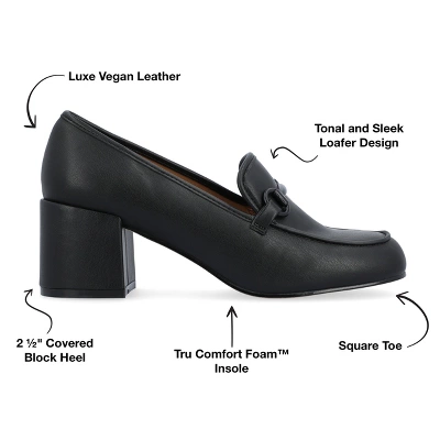 Journee Collection Womens Nysaa Tru Comfort Foam Low Heel Square Toe Pumps 7 Journee Collection Womens Nysaa Tru Comfort Foam Low Heel Square Toe Pumps - Image 7