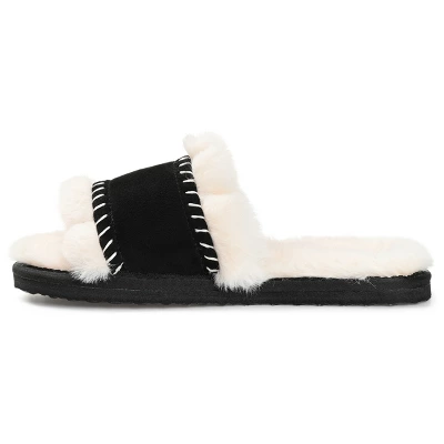 Journee Collection Womens Mardie Tru Comfort Foam Slip On Slide Open Toe Slippers 1 Journee Collection Womens Mardie Tru Comfort Foam Slip On Slide Open Toe Slippers