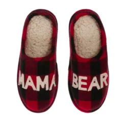 Dearfoams Women's Buffalo Check Mama Bear Clog Slippers -Minnetonka Shoes Shop GUEST 10b2f3aa d197 4e59 beb4 c5b7739275cb