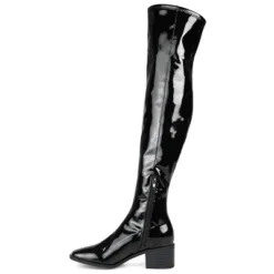 Journee Collection Womens Mariana Tru Comfort Foam Wide Calf Block Heel Over The Knee Boots