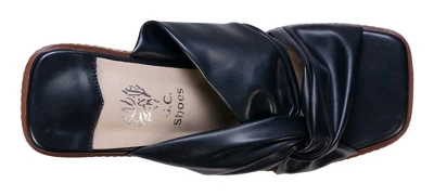 GC Shoes Neila Knotted Squared Toe Cork Slide Wedge Sandals 3 GC Shoes Neila Knotted Squared Toe Cork Slide Wedge Sandals - Image 3