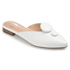 Journee Collection Womens Mallorie Slip On Pointed Toe Mules Flats -Minnetonka Shoes Shop GUEST 12dfa043 e18e 4b5b 997d 923b3c484496