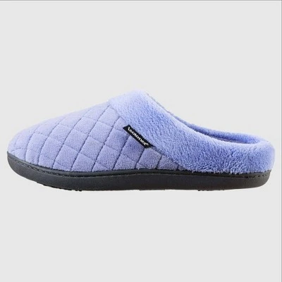 Isotoner Women's Diamond Quilted Microterry Hoodback Slippers - Light Purple 1 Isotoner Women's Diamond Quilted Microterry Hoodback Slippers - Light Purple
