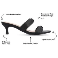 Journee Collection Womens Dyllan Kitten Heel Slip On Open Toe Pumps -Minnetonka Shoes Shop GUEST 135bd6f5 4641 410e b762 60b9141d6b8f