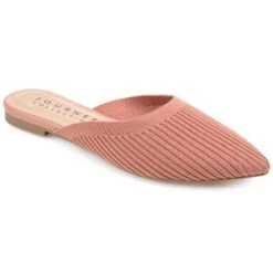 Journee Collection Womens Aniee Slip On Almond Toe Mule Flats -Minnetonka Shoes Shop GUEST 1367e4a7 37ca 4642 b016 4e42d4c26f42