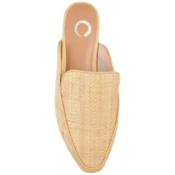 Journee Collection Womens Akza Slip On Square Toe Mules Flats -Minnetonka Shoes Shop GUEST 14978b49 a94b 44a1 9d68 2e3ea142f78d