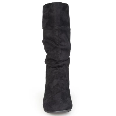 Journee Collection Womens Shelley-3 Round Toe Mid Calf Boots 5 Journee Collection Womens Shelley-3 Round Toe Mid Calf Boots - Image 5