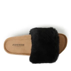 Fireside By Dearfoams Women's Canberra Genuine Shearling Band Footbed Slide Slippers -Minnetonka Shoes Shop GUEST 1623fcb4 037f 4201 aec1 a4a71364fa6b