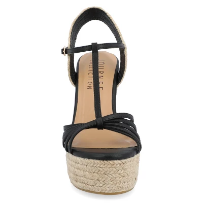 Journee Collection Womens Yara Tru Comfort Foam Buckle Espadrille Wedge Sandals 5 Journee Collection Womens Yara Tru Comfort Foam Buckle Espadrille Wedge Sandals - Image 5