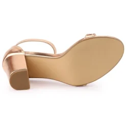 Allegra K Women's Rhinestone Ankle Strap Chunky Sandals 18 Allegra K Women's Rhinestone Ankle Strap Chunky Sandals -Minnetonka Shoes Shop GUEST 210163c4 2191 4fcc a691 37978c26c5a4