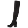 Journee Collection Womens Sana Stacked Heel Over The Knee Boots