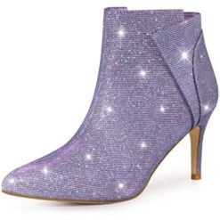 Allegra K Women's Glitter Pointed Toe Side Zip Stiletto Heel Ankle Boots 20 Allegra K Women's Glitter Pointed Toe Side Zip Stiletto Heel Ankle Boots -Minnetonka Shoes Shop GUEST 231805b4 d970 4599 b7b0 0cc2d264a2f3