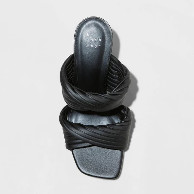 Women's Jessa Mule Heels - A New Day™ 2 Women's Jessa Mule Heels - A New Day™ - Image 2