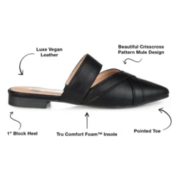 Journee Collection Womens Stasi Tru Comfort Foam Slip On Pointed Toe Mules Flats -Minnetonka Shoes Shop GUEST 24a54afd 0c68 4ce7 8e55 d6c0bcba1c86