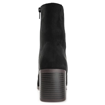 Journee Collection Womens Sloann Tru Comfort Foam Inside Zip Stacked Heel Booties 2 Journee Collection Womens Sloann Tru Comfort Foam Inside Zip Stacked Heel Booties - Image 2