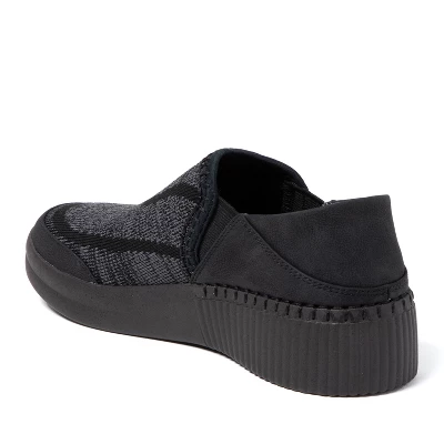 Dearfoams Women's Lee Knit Twin Gore Sneaker 1 Dearfoams Women's Lee Knit Twin Gore Sneaker