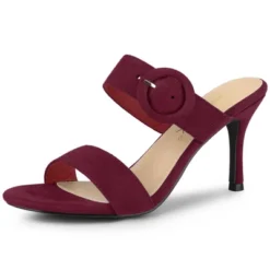 Allegra K Women's Opened Toe Buckle Stiletto Heels Slide Sandals 16 Allegra K Women's Opened Toe Buckle Stiletto Heels Slide Sandals -Minnetonka Shoes Shop GUEST 25a21a52 4d1e 48ad 9f96 e1d9824cc0d0