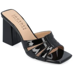 Journee Collection Womens Ellington Inset Covered Block Heel Slip On Sandals -Minnetonka Shoes Shop GUEST 271161a4 be17 4ad6 9345 26d0a10fcfb3