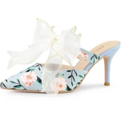 Allegra K Women's Floral Printed Lace Strap Stiletto Heels Mules 12 Allegra K Women's Floral Printed Lace Strap Stiletto Heels Mules -Minnetonka Shoes Shop GUEST 28cc8933 acc5 4e92 9f8a 61566dd55bb2