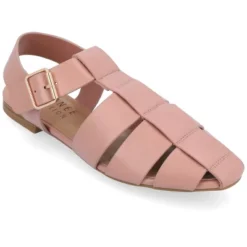 Journee Collection Womens Cailinna Tru Comfort Foam Caged Buckle Square Toe Flats -Minnetonka Shoes Shop GUEST 2a47e572 f4ef 42ae 9f1f 1ecdd3ccbb48