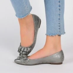 Journee Collection Womens Judy Slip On Pointed Toe Ballet Flats -Minnetonka Shoes Shop GUEST 2a6b721e d26d 41b1 a985 e886a1f1c8fd