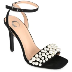 Journee Collection Womens Romey Buckle High Stiletto Open Toe Pumps -Minnetonka Shoes Shop GUEST 2adc1618 576e 4f1d b571 6e35b12764ba