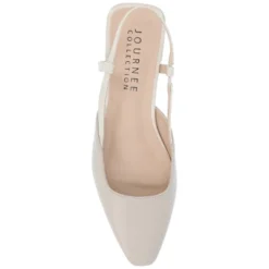 Journee Collection Womens Paislee Sling Back Block Heel Square Toe Flats -Minnetonka Shoes Shop GUEST 2d100b8d 84fc 4598 94ef bde3f0c3c66e