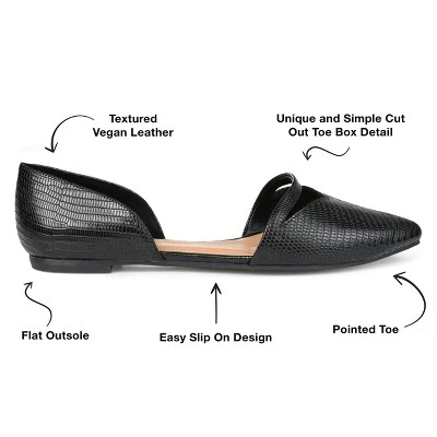 Journee Collection Womens Braely Slip On Pointed Toe Ballet Flats 7 Journee Collection Womens Braely Slip On Pointed Toe Ballet Flats - Image 7