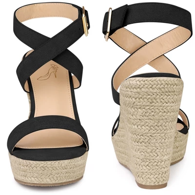 Perphy Slingback Crisscross Espadrille Wedge Heel Sandals For Women 1 Perphy Slingback Crisscross Espadrille Wedge Heel Sandals For Women