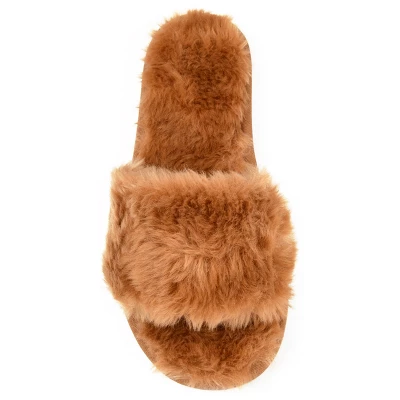 Journee Collection Womens Dawn Comfort Insole Slip On Slide Open Toe Slippers 3 Journee Collection Womens Dawn Comfort Insole Slip On Slide Open Toe Slippers - Image 3