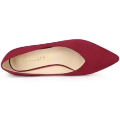 Allegra K Women's Pointy Toe Slip-on Low Chunky Heels Pumps -Minnetonka Shoes Shop GUEST 30e29ade 69ab 48d0 a78b 34967016c0fa