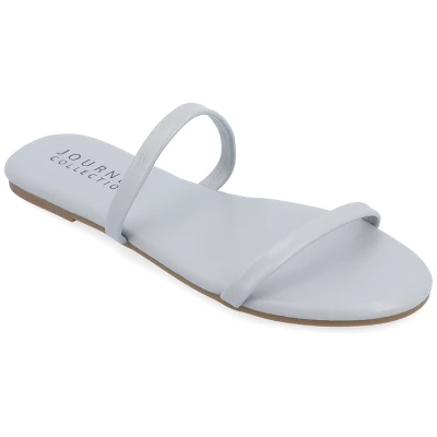 Journee Collection Womens Adyrae Tru Comfort Foam Slide Flat Sandals 10 Journee Collection Womens Adyrae Tru Comfort Foam Slide Flat Sandals - Image 10