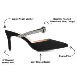 Journee Collection Womens Lunna Mules Mid Stiletto Pointed Toe Pumps -Minnetonka Shoes Shop GUEST 31bc3791 22dc 4963 92ea f890cab680fd