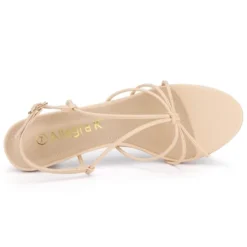 Allegra K Women's Strappy Slingback Kitten Heels Sandals -Minnetonka Shoes Shop GUEST 339cfc55 a7f6 4cc5 828a 7080fc3043d1