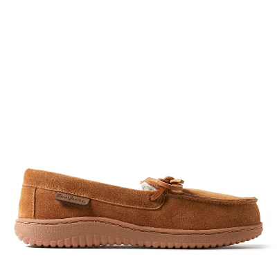 Dearfoams Women's Wilmington Genuine Suede Energy Return Moccasin Slippers 2 Dearfoams Women's Wilmington Genuine Suede Energy Return Moccasin Slippers - Image 2