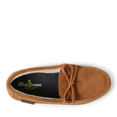 Dearfoams Women's Wilmington Genuine Suede Energy Return Moccasin Slippers 4 Dearfoams Women's Wilmington Genuine Suede Energy Return Moccasin Slippers - Image 4