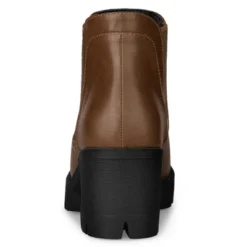 Allegra K Women's Lug Sole Chunky Heel Chelsea Ankle Boots -Minnetonka Shoes Shop GUEST 38171bc0 5714 4f42 8aaf 47261ab577dd