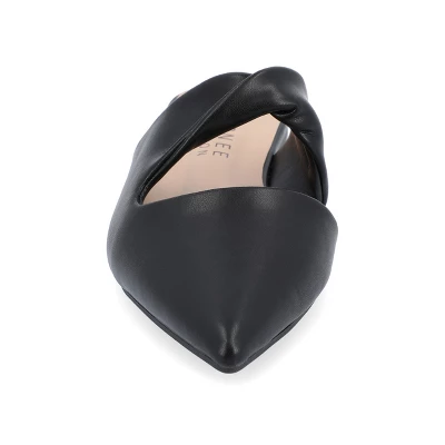 Journee Collection Womens Enniss Open Side Pointed Toe Mule Flats 5 Journee Collection Womens Enniss Open Side Pointed Toe Mule Flats - Image 5