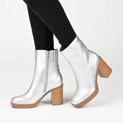 Journee Collection Womens Brittany Tru Comfort Foam Inside Zip Platform Booties 8 Journee Collection Womens Brittany Tru Comfort Foam Inside Zip Platform Booties - Image 8