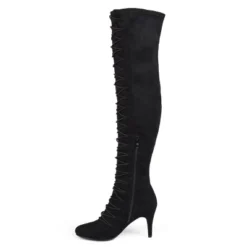 Journee Collection Womens Trill Round Toe Over The Knee Boots