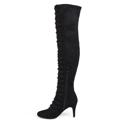 Journee Collection Womens Trill Round Toe Over The Knee Boots 1 Journee Collection Womens Trill Round Toe Over The Knee Boots
