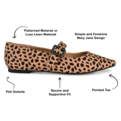 Journee Collection Womens Karissa Buckle Pointed Toe Mary Jane Flats -Minnetonka Shoes Shop GUEST 39f98527 56b9 49c6 b52e d4e8079d20d8